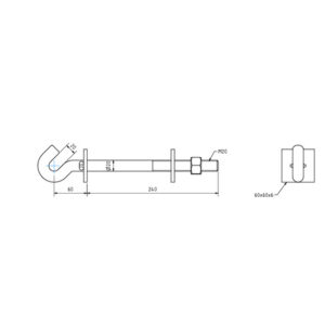 Kannatuskoukku RKKSP-240 estopienalla