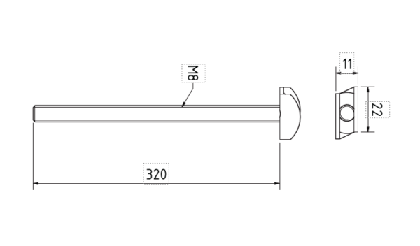 Lukkoruuvi XZCFO 2832 - Image 2